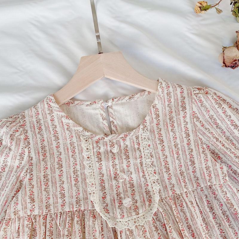 Girls' Court Style Shirt Temperamental Autumn Children's Shirt