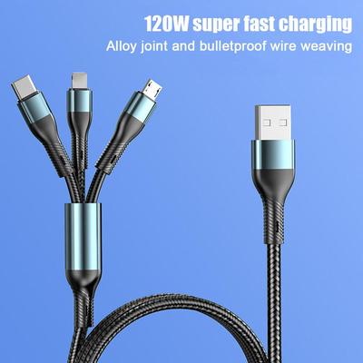 BUDI 3 в 1 PD зарядный кабель для Apple Type-c 14 CA для Samsung для iPhone Usb Y0S6