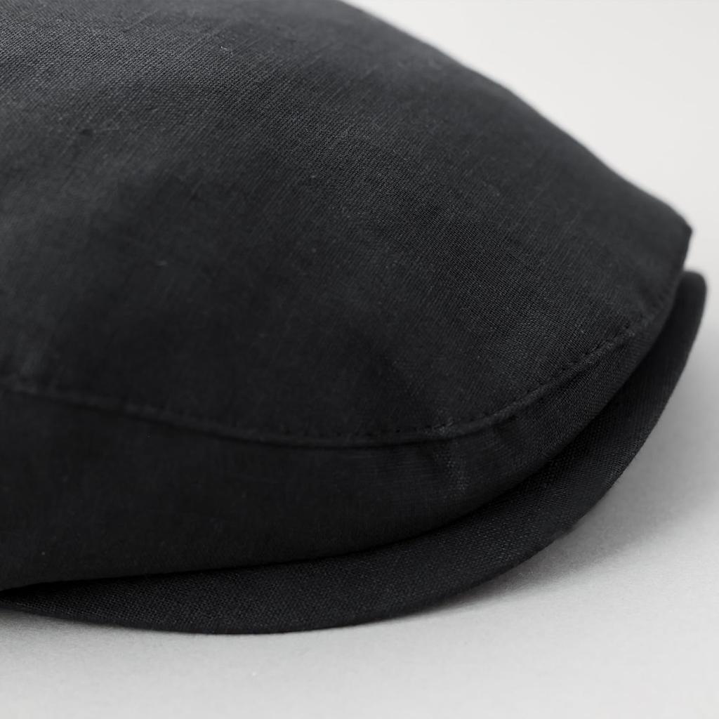 Reck Hatter Linen Hunting Sizes and Black Men's Cap, M, Spring, Summer, Autumn, RH-407,