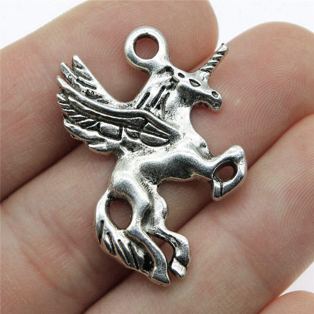 Unicorn Charms Pendant Ladies' Jewelry Bulk Vintage Decorations