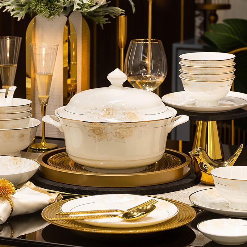 Wuhe Jingdezhen 'Shui Run' 8-inch Ceramic Deep Plate