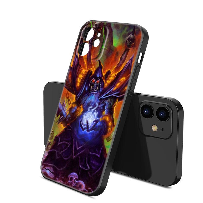 Чехол для телефона World of Warcraft для Apple iPhone 12 13 Mini 11 14 15 Pro Max 7 8 Plus X XR XS SE 2020 2022 черный силиконовый чехол