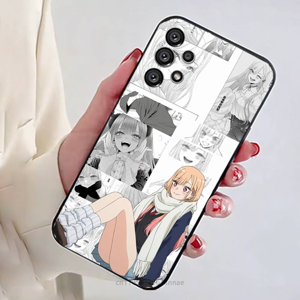 Чехол для телефона Marin Kitagawa для Samsung Galaxy A13, 21s, 22, 31, 32, 52, 53, 71, 80, A91 Мягкий черный корпус