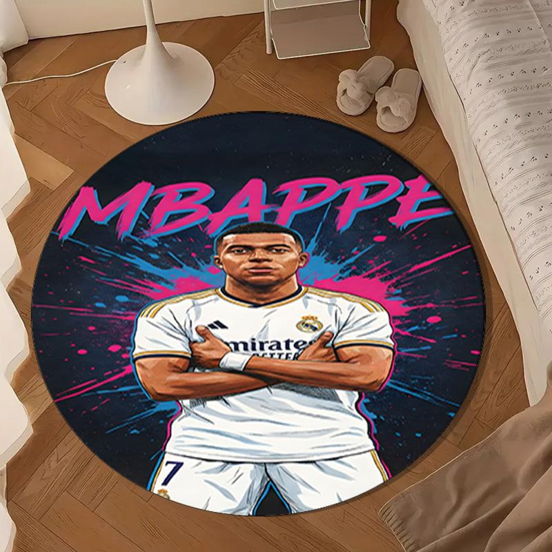 Mba-ppe's France Glory Round mat Home Decor, Chair rug For livingroom,Bedroom, doormat home decor Birthday Gift Christmas Gifts