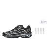 SALOMON Xt-6 Gtx Minimalist Comfortable Shock Absorbing Slip Resistant Low Top Outdoor Functional Shoes Unisex Shoes Black Silver Gray 474506