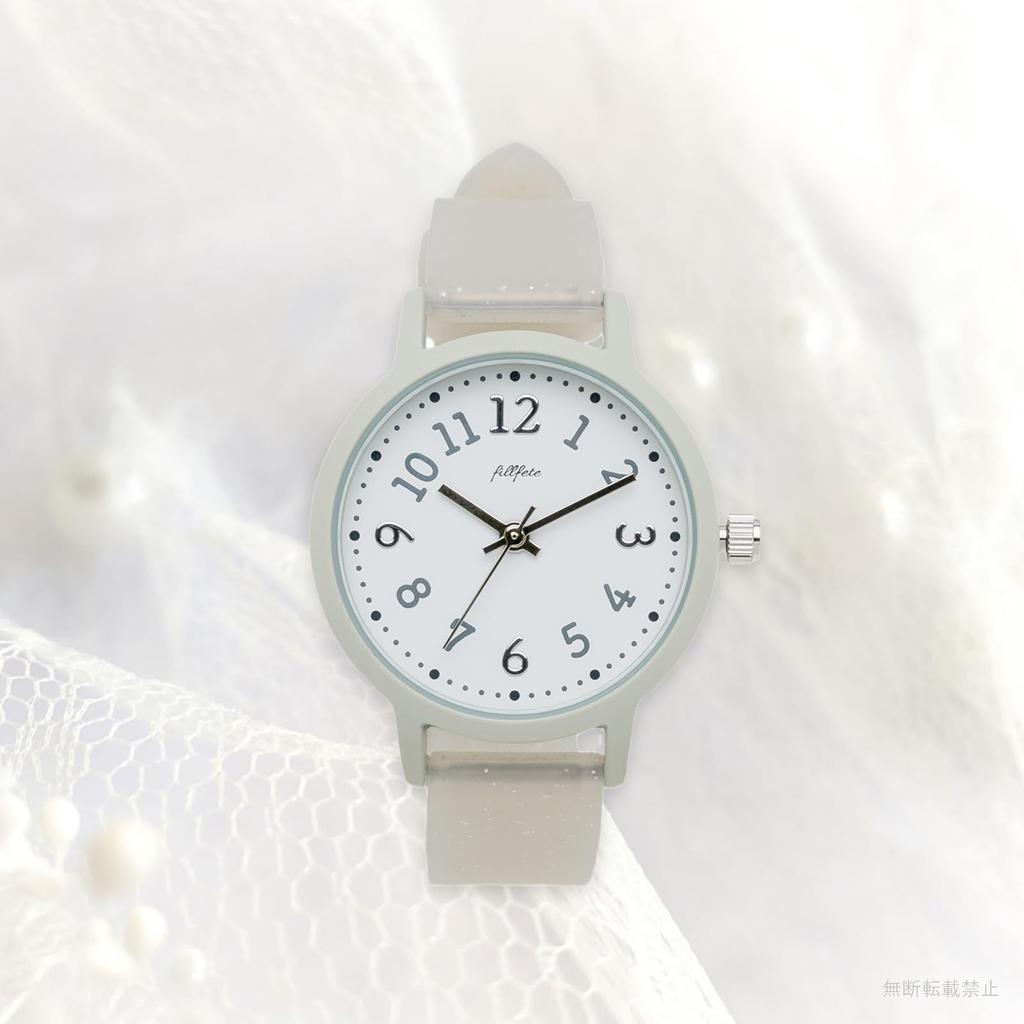 Watch Analog Silicone Belt Lamibell Gray [Fieldwork] Women's KDS014-2