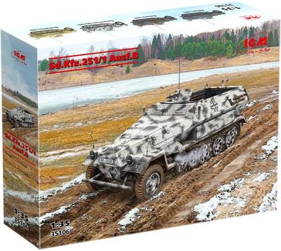 ICM Пластиковая модель 35106 1/35 Sd.Kfz.251/1 Ausf.B (Боевая машина)
