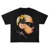 Summer Chris Brown Breezy Bowl XX Concert Tour Printed Cotton Round Neck T-shirt Hip Hop Men's Large Street Outdoor Short Sleeve