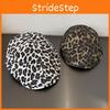 Brim Print Leopard Hat With Cotton And Polyester Blend For Wear Allseason