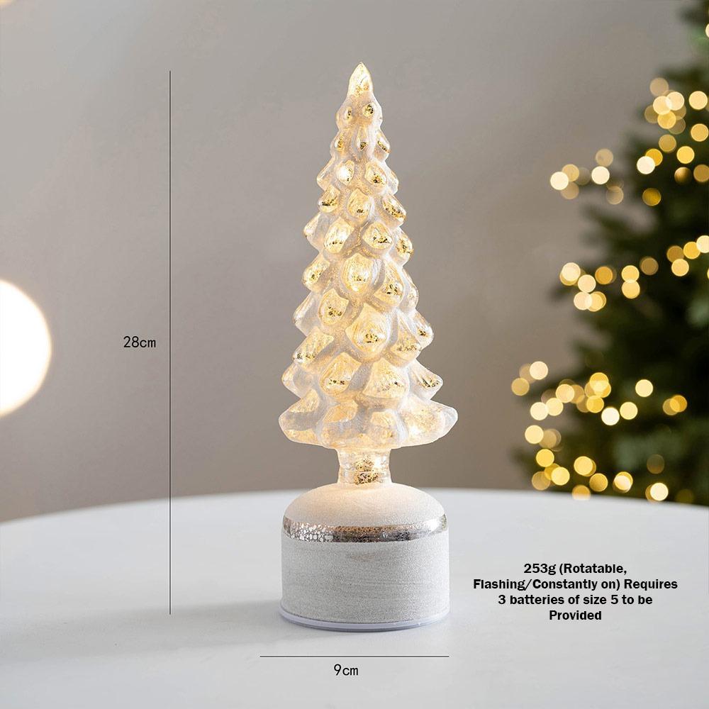 Rotating Christmas Tree Light Multicolor Xmas Decorative Lighting Festival Favors