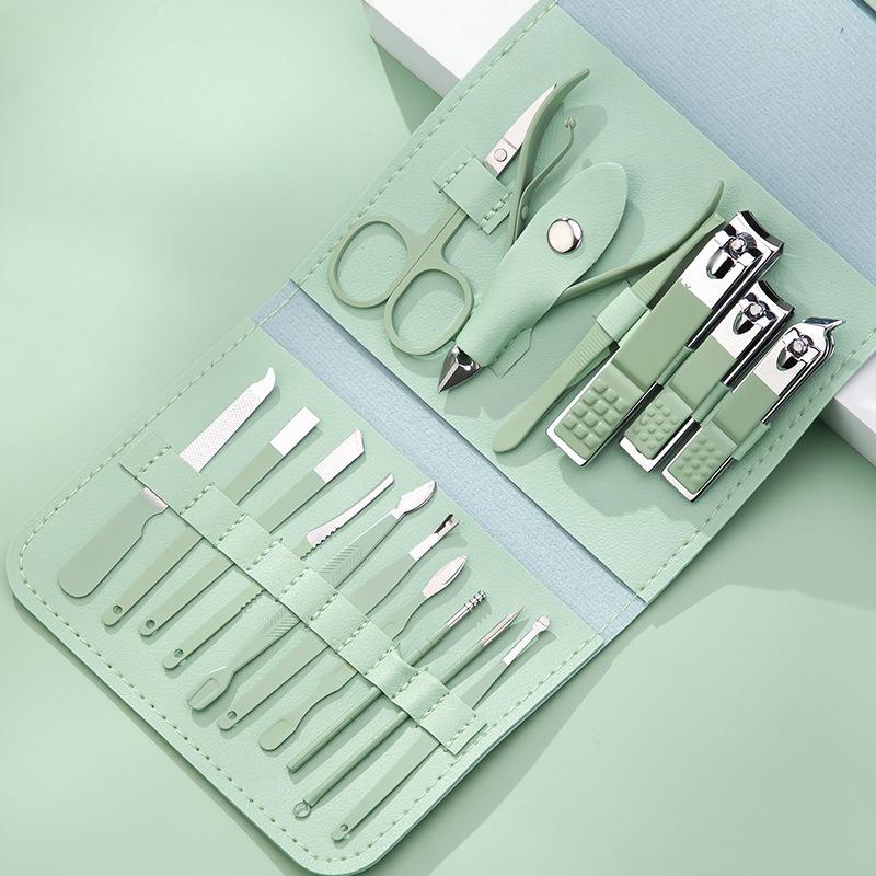 4/10/16 шт. Профессиональный набор для маникюра и педикюра. Набор для ухода за ногтями из нержавеющей стали. Дорожный маникюрный набор
