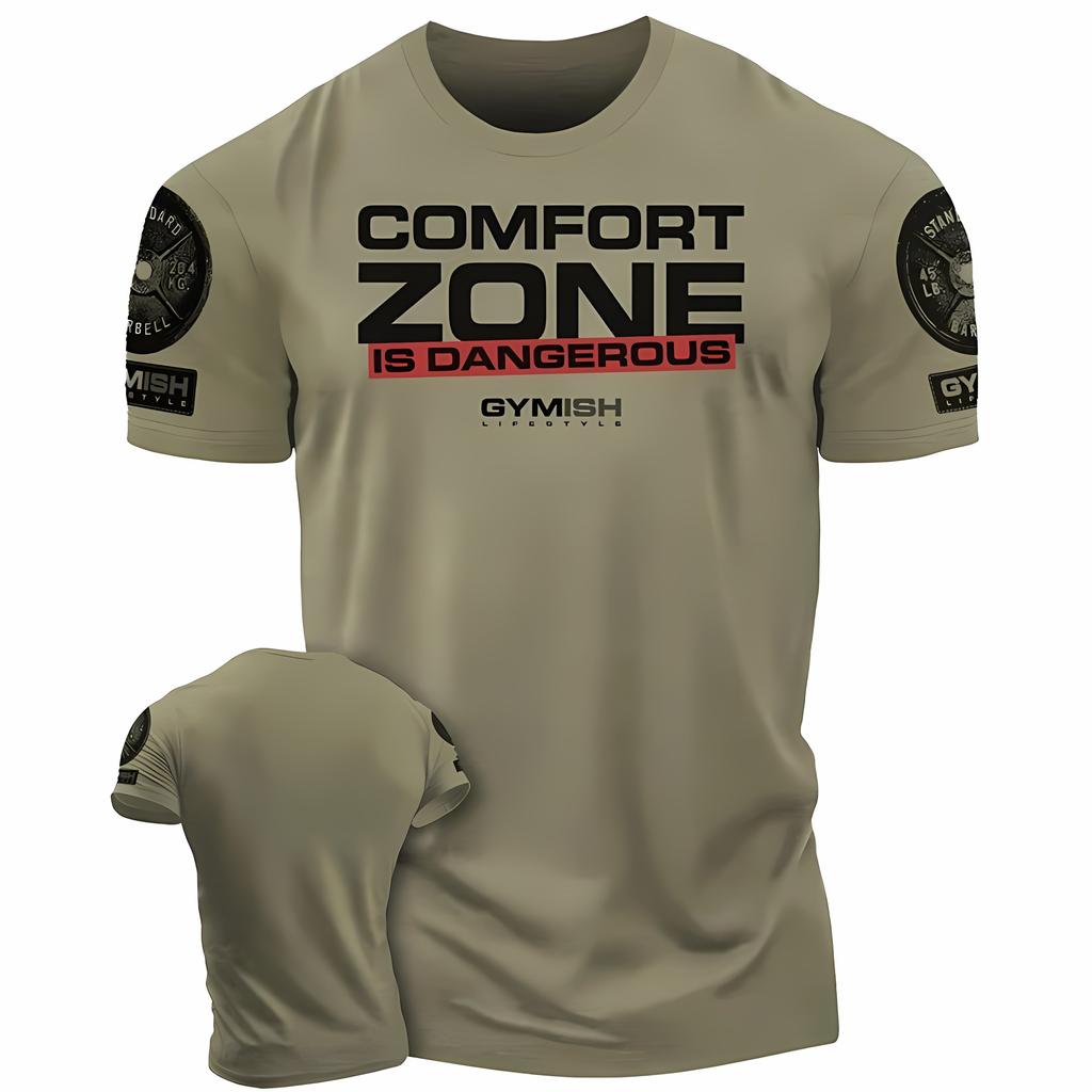 The new mens Tshirt for summer 2025 is sporty fitness casual and fashionable with 3D printing soft and breathable