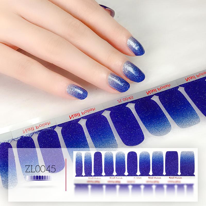 Красота лак для ногтей пленка 20 пальцев наклейки для дизайна ногтей новые луково-розовые градиентные наклейки для ногтей наклейки для дизайна ногтей