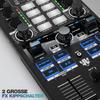 Reloop Mixtour Pro Высококачественный, ультрапортативный, универсальный 4-дековый DJ-контроллер с аудиоинтерфейсом