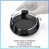 4Pcs 60mm Car Wheel Center Hub Caps Badge Accessories For Tesla Model 3 Model S Model X Model Y Roadster Performance Decor
