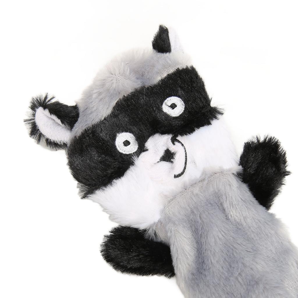 Dog Squeaky Raccoon Toys Bite Resistant Safe Plush Dog Teething Toys for Pet Supplies