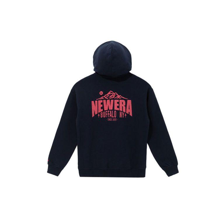 New Era Худи с принтом логотипа FW21 Унисекс худи Темно-синий 12866420
