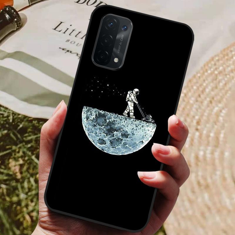 Чехол для Oppo A54 5G Силиконовая задняя крышка Чехол для телефона для Oppo A54 5G CPH2195 Чехлы Мягкий бампер coque для OPPOA54 A 54 5G 6,5 дюйма