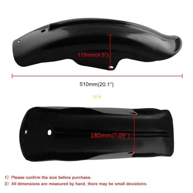 Mud Flap Mud Splash Guard for Davidson 883 XL1200 Replacement Mudguards