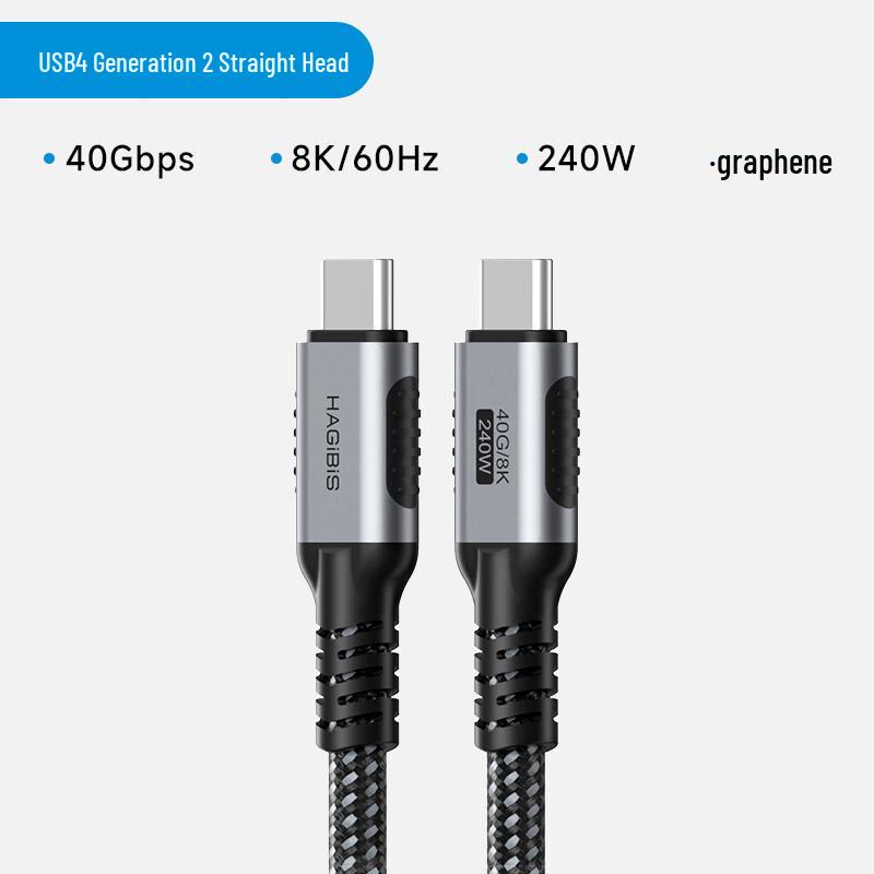 Hagibis Кабель данных и видео USB4 Thunderbolt 4 Type-C