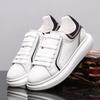Модные мужские туфли на толстой подошве, легкие и дышащие мужские и женские кроссовки, универсальные белые туфли.