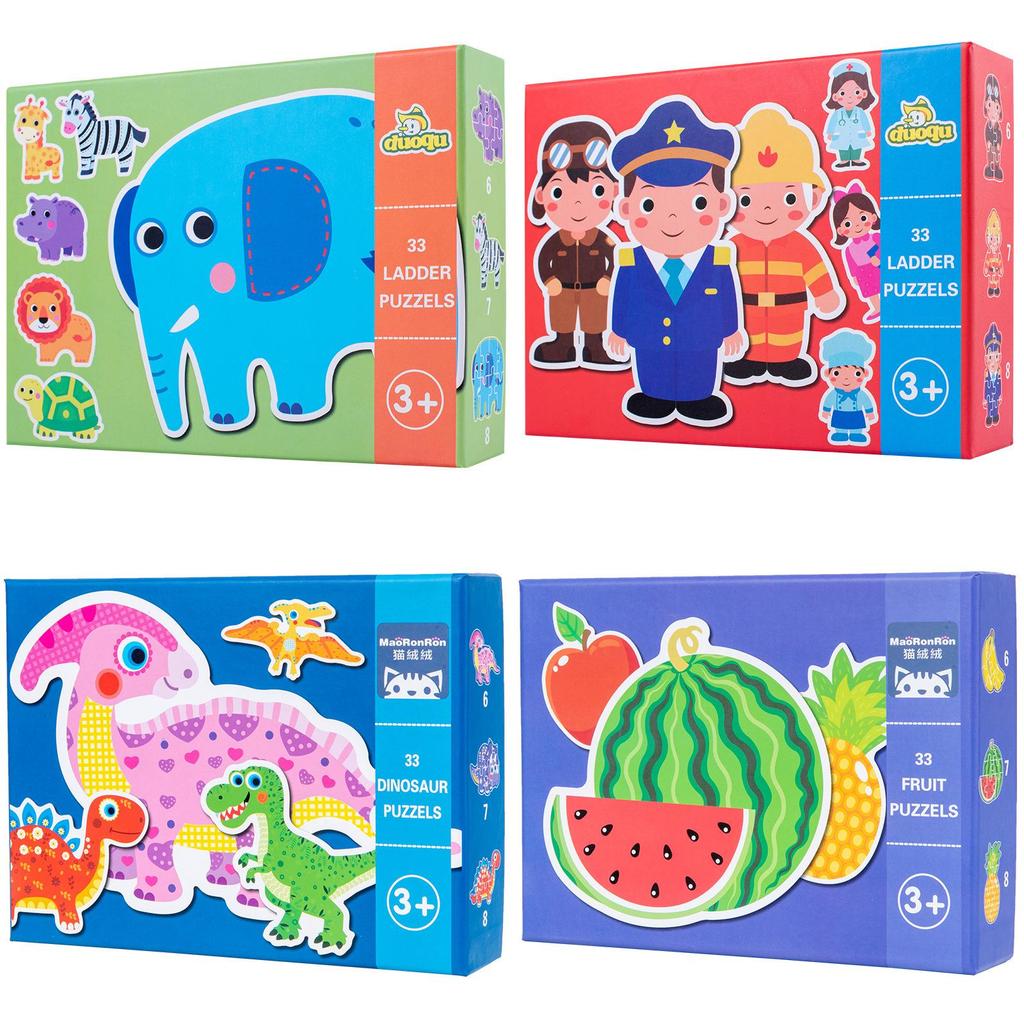 Wooden Animal Puzzle For Kids With Educational Fun And Motor Skills Development For Early Learning