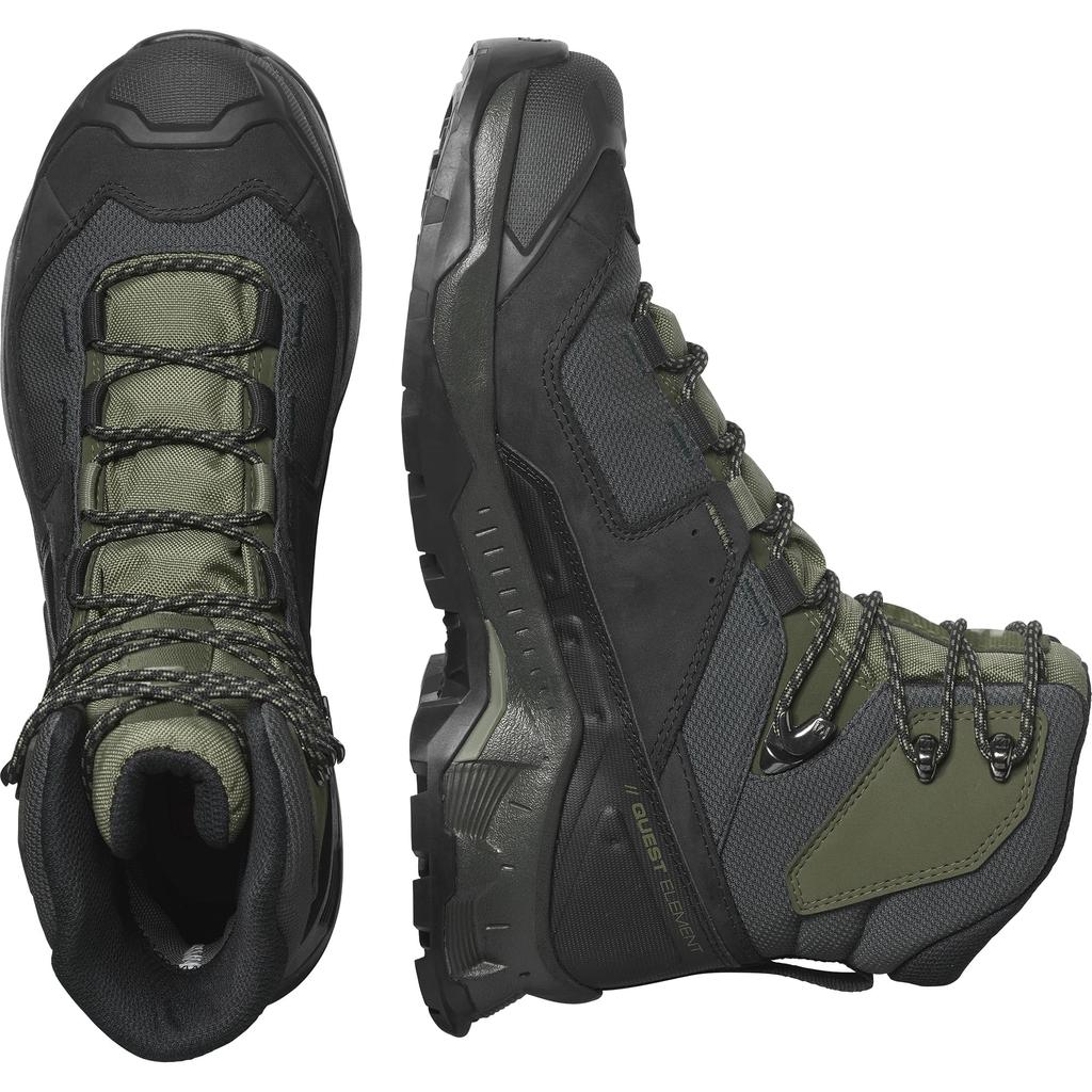 [Salomon] Hiking & Trekking Shoes QUEST ELEMENT GORE-TEX Men's Black/Deep Lichen Green/Olive Night 26.5 Cm