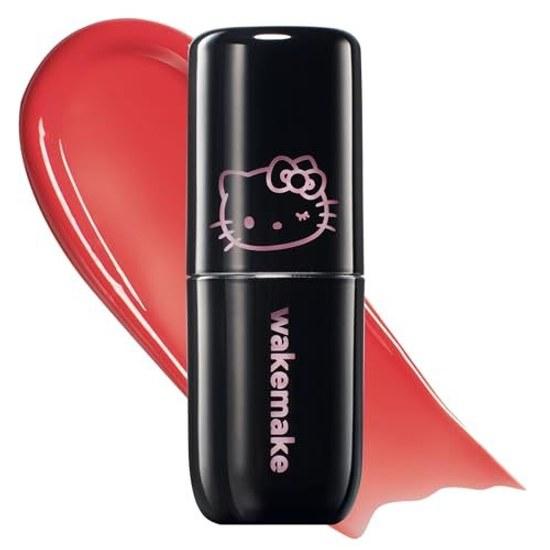 Wakemake Waterful Glow Tint 14 Tough Red Увлажняющий тинт для губ с сиянием Прозрачность Высокая пигментация Стойкий Корейская косметика