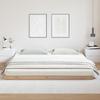 Floor Bed vidaXL White 180x210 Cm Solid Pine Wood 869742