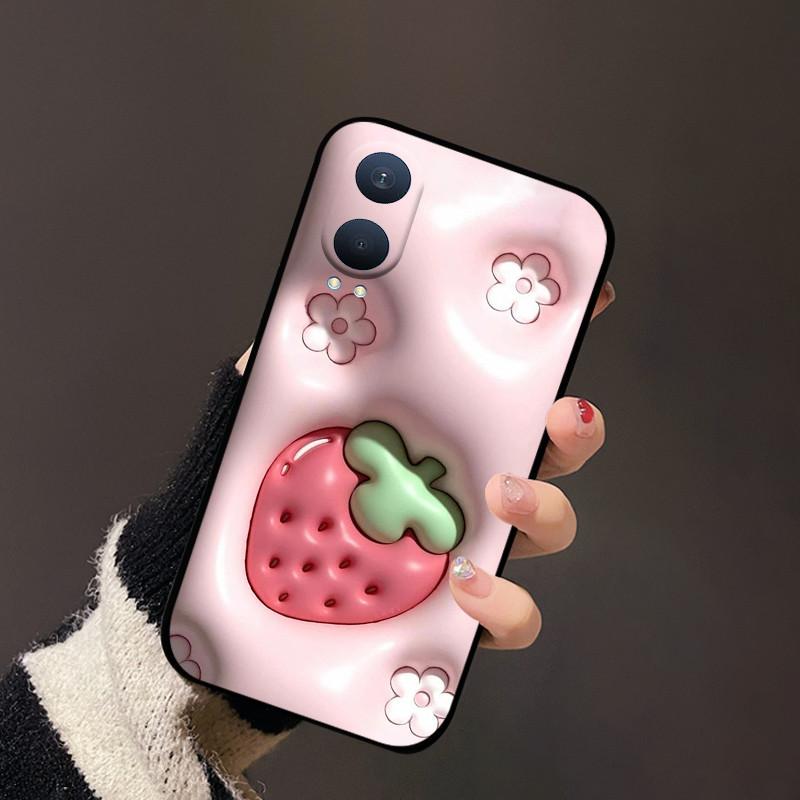 Чехол для Oneplus Nord CE 4 Lite Цветок Мягкий Силикон Милый Мультяшный Чехол для Телефона Для Oneplus Nord CE 4 Lite CE4 Задняя Крышка Защита