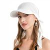 Elegant Women Muslim Low Profile Fitted Hat Summer Soft Breathable Headscarf Baseball Cap