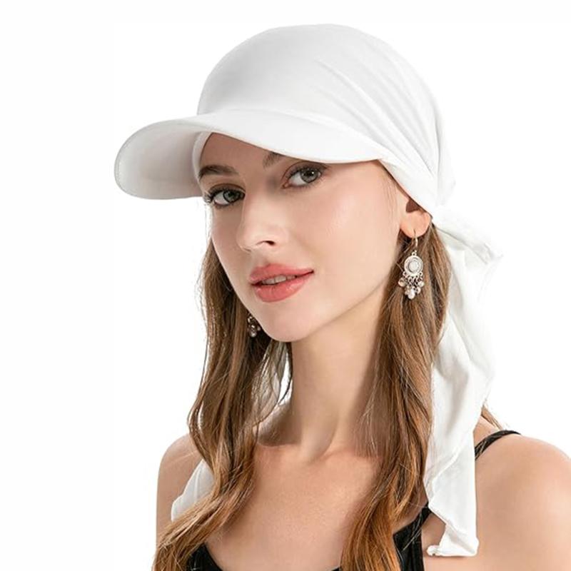 Baseball Caps Shawl Design Women Muslim Low Profile Fitted Hat Summer Soft Breathable Headscarf