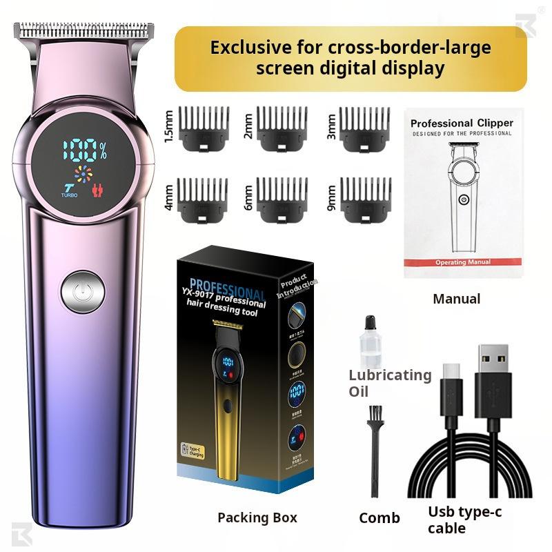 Машинка для стрижки волос Красота Электрическая парикмахерская Электрическая машинка для стрижки Электрическая машинка для стрижки Быстрая зарядка бритвы Ножницы для бритья волос