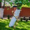 Outdoor Wind Chime Light LED Hanging Garden Lamp Patio Porch Solar Power Moon Wind Chime Lamps Windbell Pendant