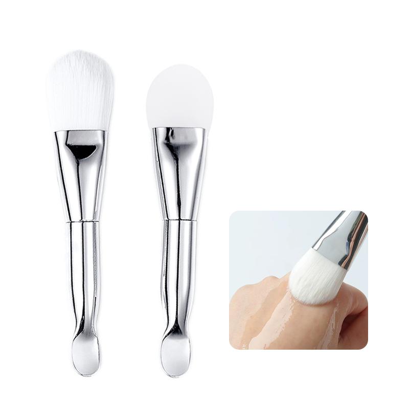 Силиконовая кисть для маски с мягкой щетиной, кисть для маски с покрытием, инструмент для нанесения грязевой маски на лицо, кисть-аппликатор