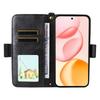 For Honor 400 5G (Global) Leather Case Magnetic Closure Wallet Stand Phone Cover with Crossbody Strap