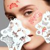 8Pcs/set Face Painting Templates Adults Children Professional Body Art Reusable Party Templates Makeup Tools