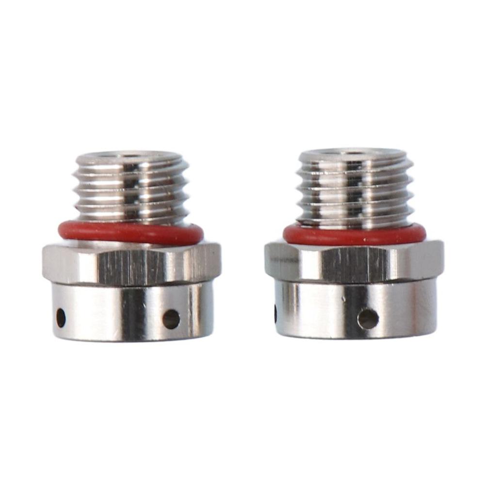 Серебристый вентиляционный клапан-заглушка, никелированный вентиляционный клапан, прочный клапан сброса давления, рабочий