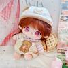 Strap Pants Cotton Doll Suit Dress Up Plush Dolls Clothes Cotton Doll Clothes Set  20cm Cotton Doll