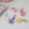 5 шт. цветной брелок с цветущей вишней, подвеска для женщин и девочек, изысканный брелок, сладкая сумка, украшения, аксессуары, подарки