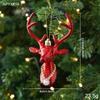 Elk Dog Camera House High Heel Christmas Tree Ornament Holiday Hanging Charm  Christmas Tree Decor