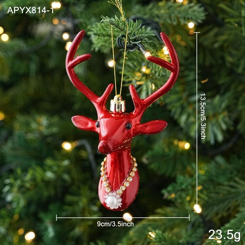 Elk Dog Camera House High Heel Christmas Tree Ornament Holiday Hanging Charm Christmas Tree Decor