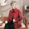 Spring & Autumn Floral Coat for Middle-Aged & Elderly Women