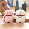 Cute Cute Scarf Pig Pendant Plush Toy Doll Cartoon Bag Hanging Keychain Doll Doll