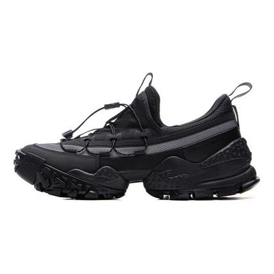 Li Ning CF Уличная Нескользящая Устойчивая Обувь для Ходьбы Унисекс Кроссовки Черный Серый AHCV011-3