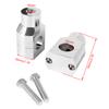 Motorcycles 7/8" 1" Handlebar Mount Holder Clamp Adaptor 10mm Thread For Motorcycles ATV Scooter Black