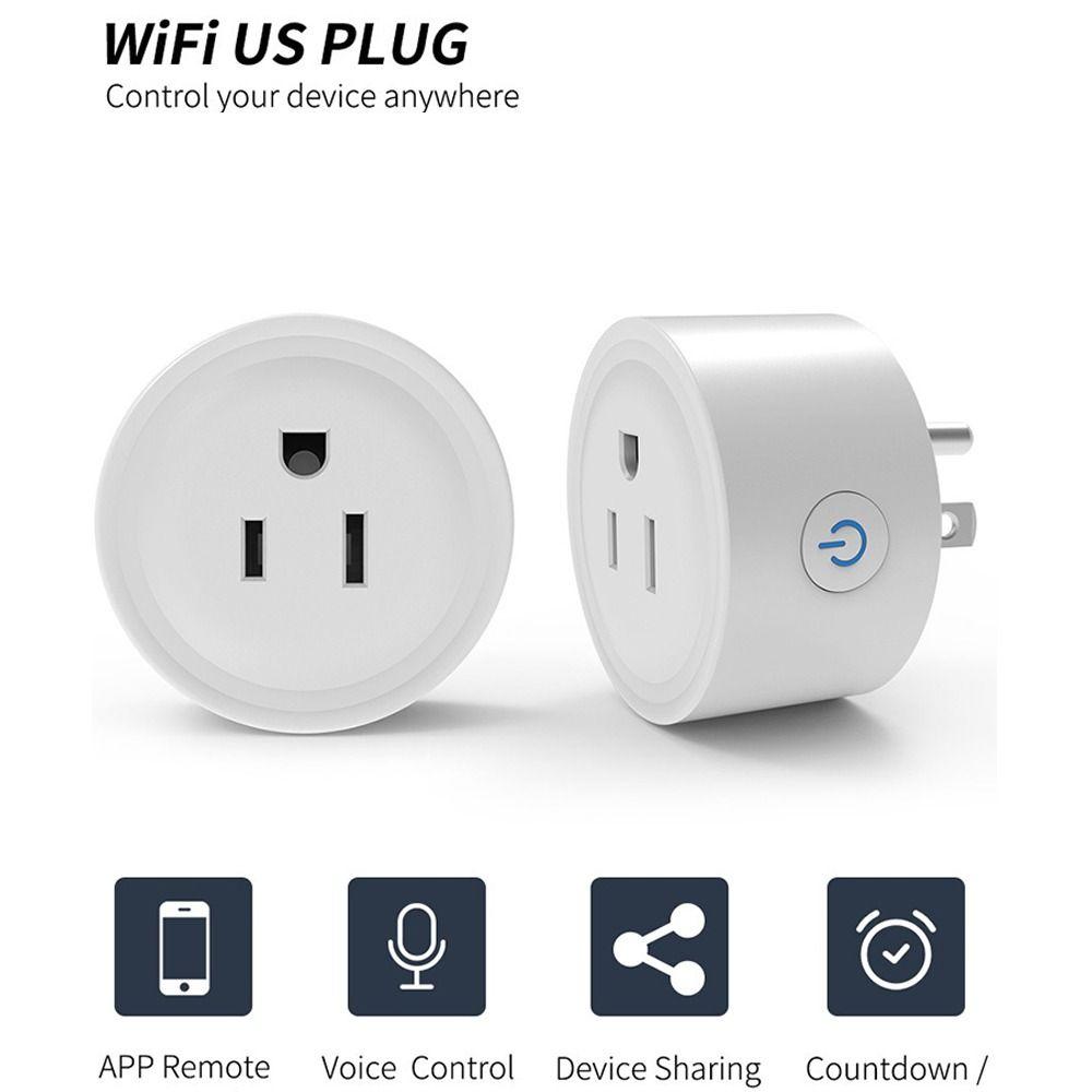 Remote Voice Control Smart Wifi Socket 110-240V Smart Plug Outlet Smart Plug  Home Appliances