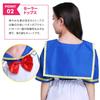 JUNDOMECY Halloween Cosplay Sailor Uniform Kids' Navy-Style Costume for Boys and Girls, Cute Duck Costume with Short Sleeves and Suspenders, Perfect