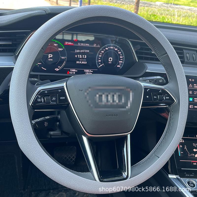 Универсальный нескользящий силиконовый чехол на руль – без запаха, впитывающий пот, всесезонный, для мужчин и женщин