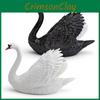 Фигурки лебедей из ПВХ, имитирующие диких животных, для оформления фермерского двора и обучения детей.